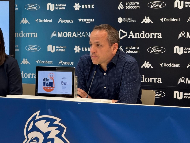 El director del bàsquet formatiu del BC MoraBanc Andorra, David Eudal.